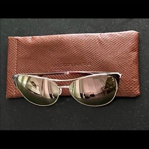 Barton Perreira Delphin rose gold mirror sunglasses. Brand new